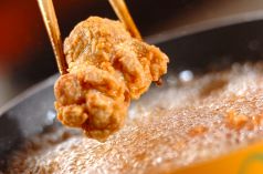 料理メニュー写真&nbsp;※若鶏の唐揚げ　　※ホクホクフライドポテト