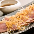 料理メニュー写真&nbsp;さつま知覧どりのたたき　香味野菜添え/さつま知覧どり＆アボカドのヘルシーマリネ