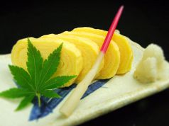 料理メニュー写真&nbsp;※お新香盛り合わせ　　※寿司屋さんの巻き玉子　