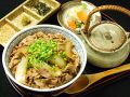 料理メニュー写真&nbsp;ラム丼茶漬けセット（〆に丁度良いハーフサイズ500円も大好評！）