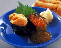 料理メニュー写真&nbsp;うに、いくらこぼれ盛り