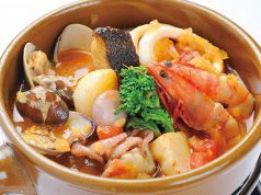 料理メニュー写真 海の幸と野菜たっぷりのスープ仕立て