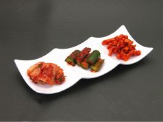 料理メニュー写真 キムチ3種盛