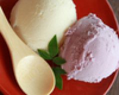 料理メニュー写真 二色の唐いもアイス