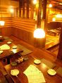 お店の一番奥の掘りごたつ席は～20名様OK!