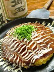 料理メニュー写真&nbsp;チーズたっぷりチーズお好み焼き