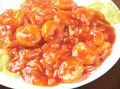 料理メニュー写真&nbsp;エビのチリソース/エビとブロッコリー炒め/エビとセロリ炒め/海鮮おこげ