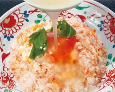 料理メニュー写真&nbsp;あんかけ鮭チャーハン