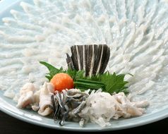 料理メニュー写真 とらふぐ刺し(養殖/天然)