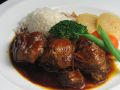 料理メニュー写真&nbsp;ビーフシチュー　バターライス添え