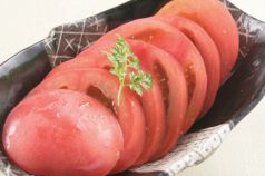 料理メニュー写真&nbsp;冷しトマトスライス～たっぷり沖縄塩で～