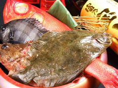 料理メニュー写真 魚介類は明石鮮魚をはじめ北は北海道南は九州から仕入れております。