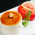 料理メニュー写真&nbsp;ぴーたんと絹豆腐の冷や奴　高知県産　厳選トマト添え