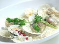 料理メニュー写真&nbsp;ハマグリ／イベリコソーセージ&野菜／紅茶合鴨のパストラミ&野菜　※パスタorリゾット