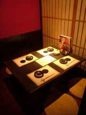 店内に入って奥にある個室です