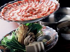 料理メニュー写真 六白黒豚しゃぶしゃぶ