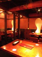 和の趣ある落ち着いた店内