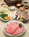 料理メニュー写真&nbsp;特選霜降り山形牛のしゃぶしゃぶセット