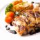 料理メニュー写真&nbsp;若鶏のあぶり焼き、ポテトと粒マスタードソース