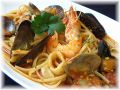 料理メニュー写真&nbsp;【トマト】ニューカレドニア産　天使の海老のペスカトーレ～リングイネ～