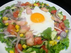 料理メニュー写真 シザーサラダINベーコン