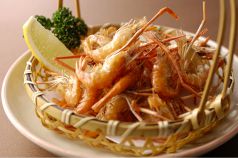 料理メニュー写真 川海老の唐揚げ