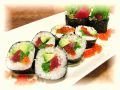料理メニュー写真&nbsp;マグロとアボカドの寿司ロール