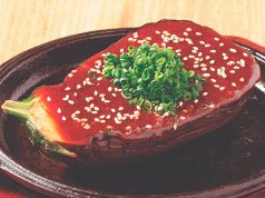 料理メニュー写真&nbsp;でかっ！米茄子田楽