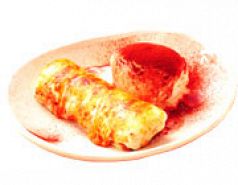 料理メニュー写真 焼きティラミスのブリュレ