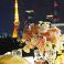 お店からみた東京タワー(夜景)