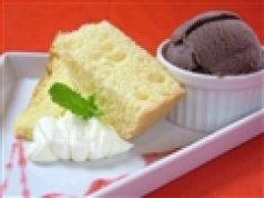 料理メニュー写真 ケーキとジェラートセット