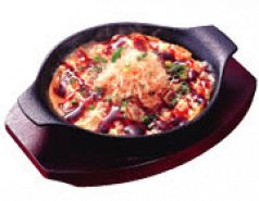 料理メニュー写真 もちとチーズのお好み焼き