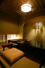 職人技がそこかしこに。個室「ひょうたん」