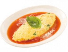 料理メニュー写真 モッツァレラのとろ~りチーズオムレツ