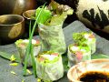 料理メニュー写真&nbsp;マグロとアボカドの生春巻