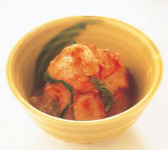 料理メニュー写真 白菜キムチ