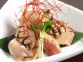 料理メニュー写真&nbsp;白レバーと砂肝の柚子コショウ煮