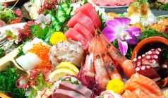 料理メニュー写真&nbsp;ネギトロ,生まぐろ,たこ,サーモン,いか,甘エビ