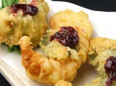 料理メニュー写真 鶏ササミの梅しそ揚げ