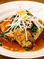 料理メニュー写真&nbsp;豚の角煮の天ぷら～おろしあんかけ～