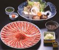 料理メニュー写真&nbsp;黒豚しゃぶ又はすき焼き食べ放題