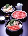 料理メニュー写真&nbsp;牛しゃぶ又はすき焼き食べ放題
