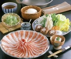 料理メニュー写真&nbsp;鹿児島産黒豚しゃぶしゃぶ