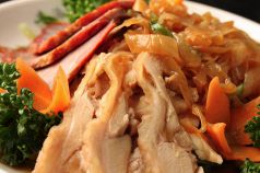 料理メニュー写真 3種前菜の盛り合わせ【蒸し鶏・チャーシュー・くらげ】(1500円)