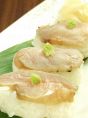 マグロ頭肉のあぶり寿司