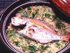 料理メニュー写真 特製鯛めし
