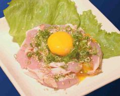 料理メニュー写真&nbsp;鶏ユッケ