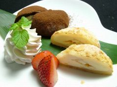 料理メニュー写真 ティラミス&ミルフィーユの大福