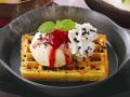 料理メニュー写真&nbsp;あつひやメープルワッフル