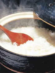 料理メニュー写真&nbsp;土鍋　炊きたて白ご飯
